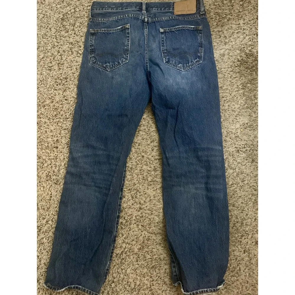 American Eagle Mens Jeans 32x32 Relaxed Fit Medium Wash Denim‎ Cotton